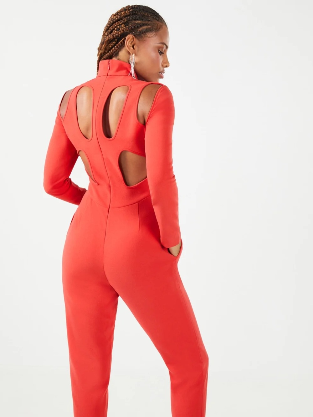 BCBG Anita Cut Out Jumpsuit